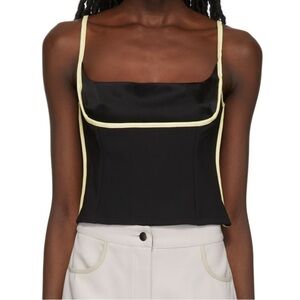 Black and Yellow Women's Top